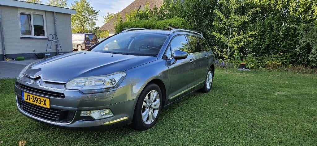 Citroën C5 1.6 THP Tourer 2012 Grijs, Voorwielaandrijving, 15 km/l, Zwart, Leder en Stof