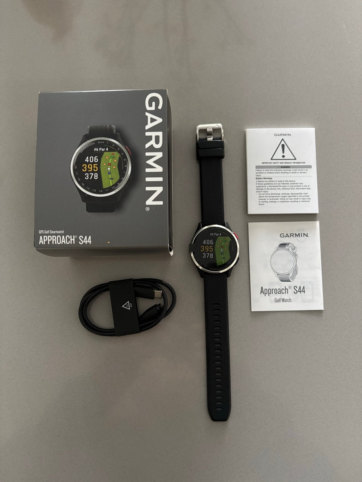 Garmin Approach S44 GPS Golfhorloge - Zo goed als nieuw, Sport en Fitness, Ophalen of Verzenden, Zo goed als nieuw, Overige typen
