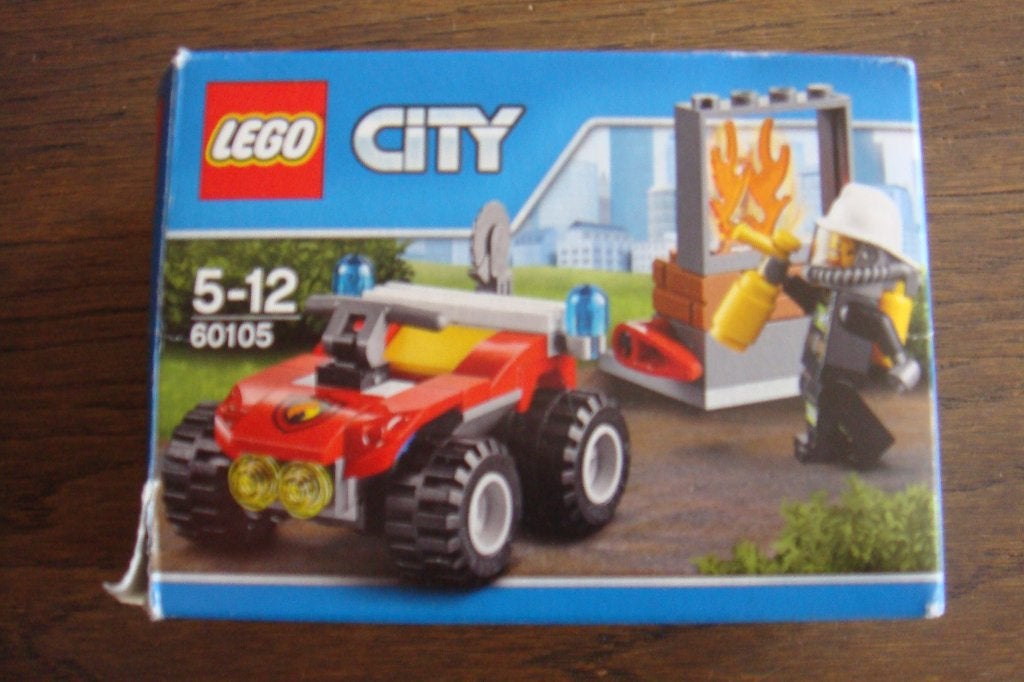 Lego City brandweer terreinwagen 60105 NIEUWSTAAT €3,95, Lego, Ophalen of Verzenden, Zo goed als nieuw, Compleet