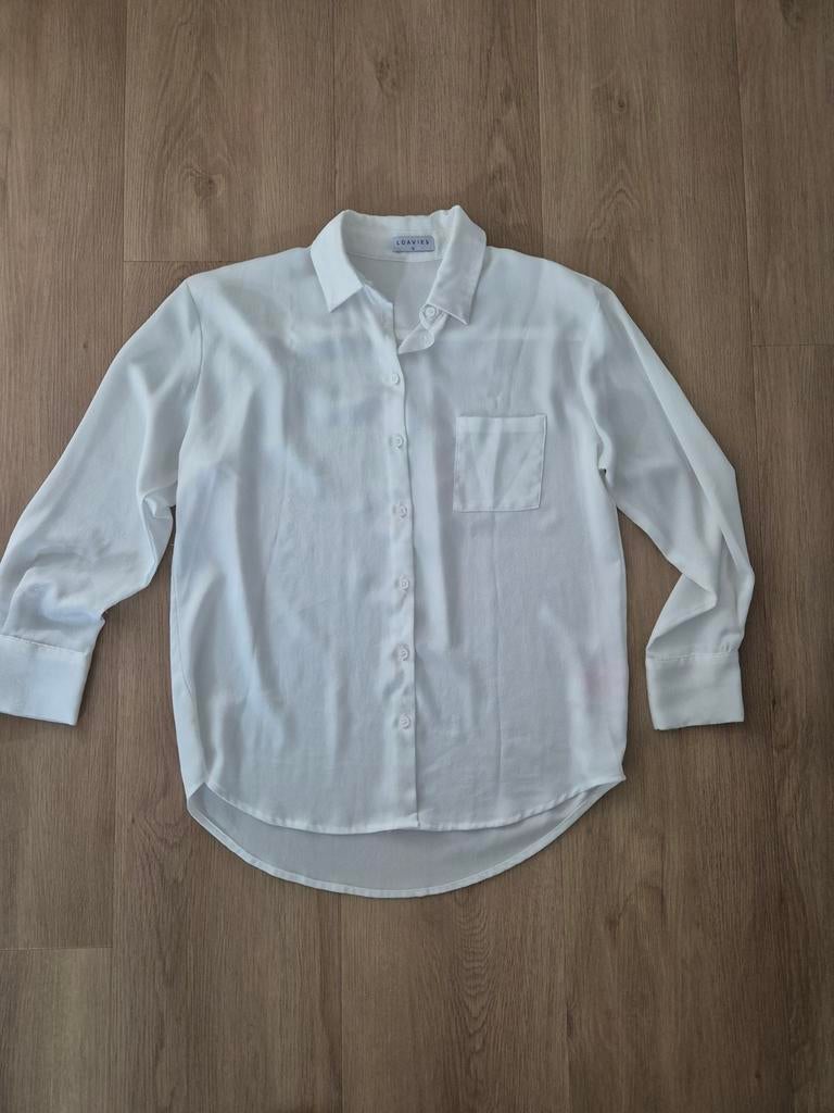 Loavies witte blouse maat XS, valt groot, Kleding | Dames, Blouses en Tunieken, Wit, Ophalen of Verzenden, Maat 36 (S), Loavies