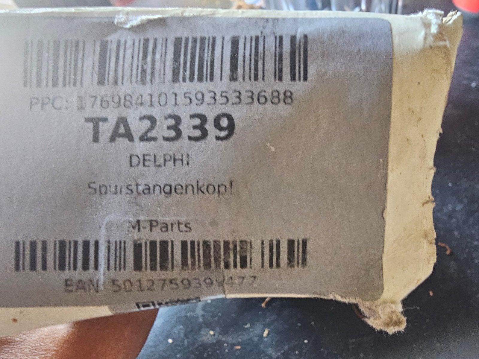 Delphi Spurstangenkopf TA2339 - Nieuw in doos, Ophalen of Verzenden, Nieuw, Universele onderdelen
