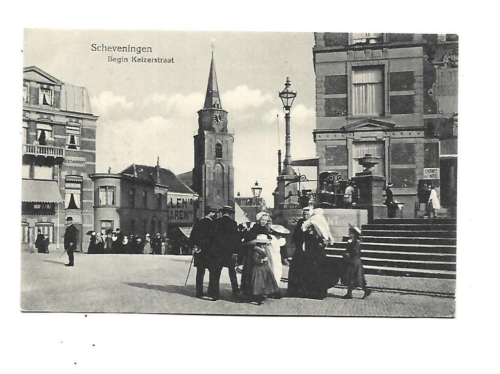 Scheveningen -Begin Keizerstraat, Verzenden, Voor 1920, Ongelopen, Zuid-Holland