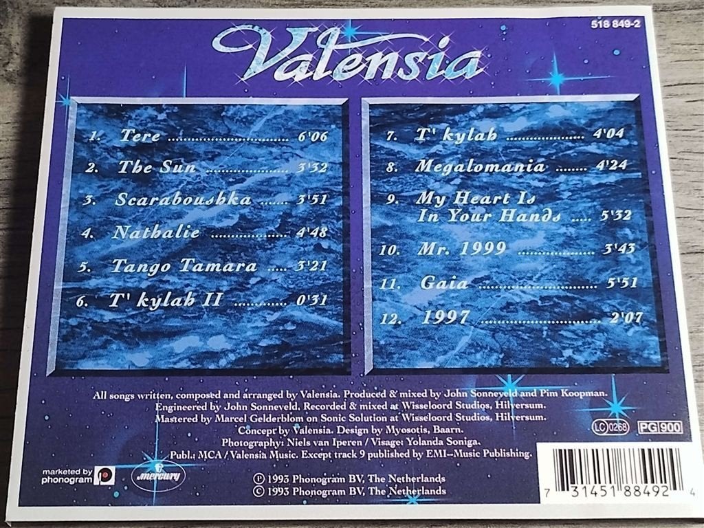 Valensia - Valensia, Ophalen of Verzenden, Zo goed als nieuw, Poprock