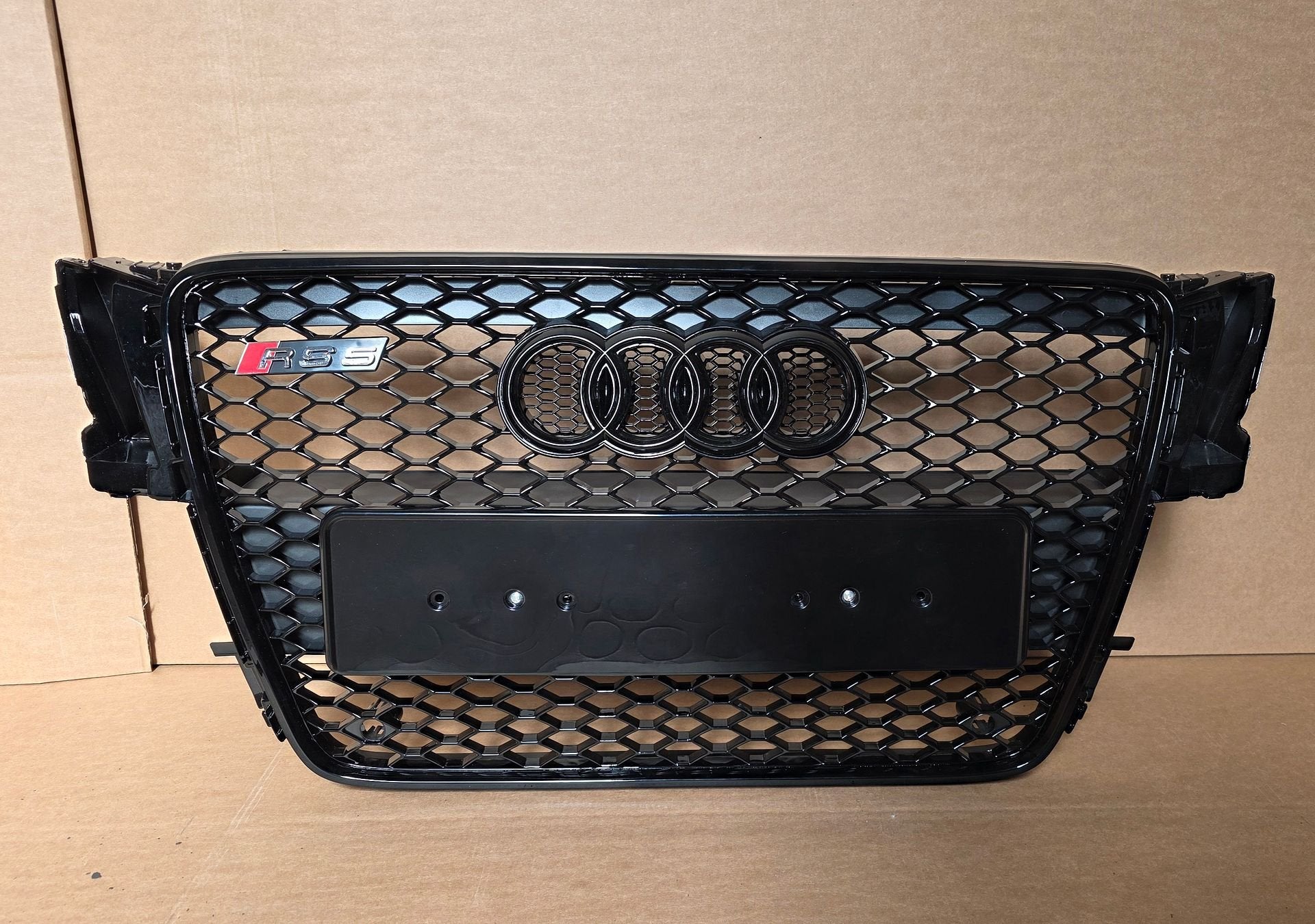 Grill Audi A5 8T RS LOOK HOOGLANS ZWART bj.2007-2012 GRILLE, -, Nieuw, Ophalen of Verzenden, -