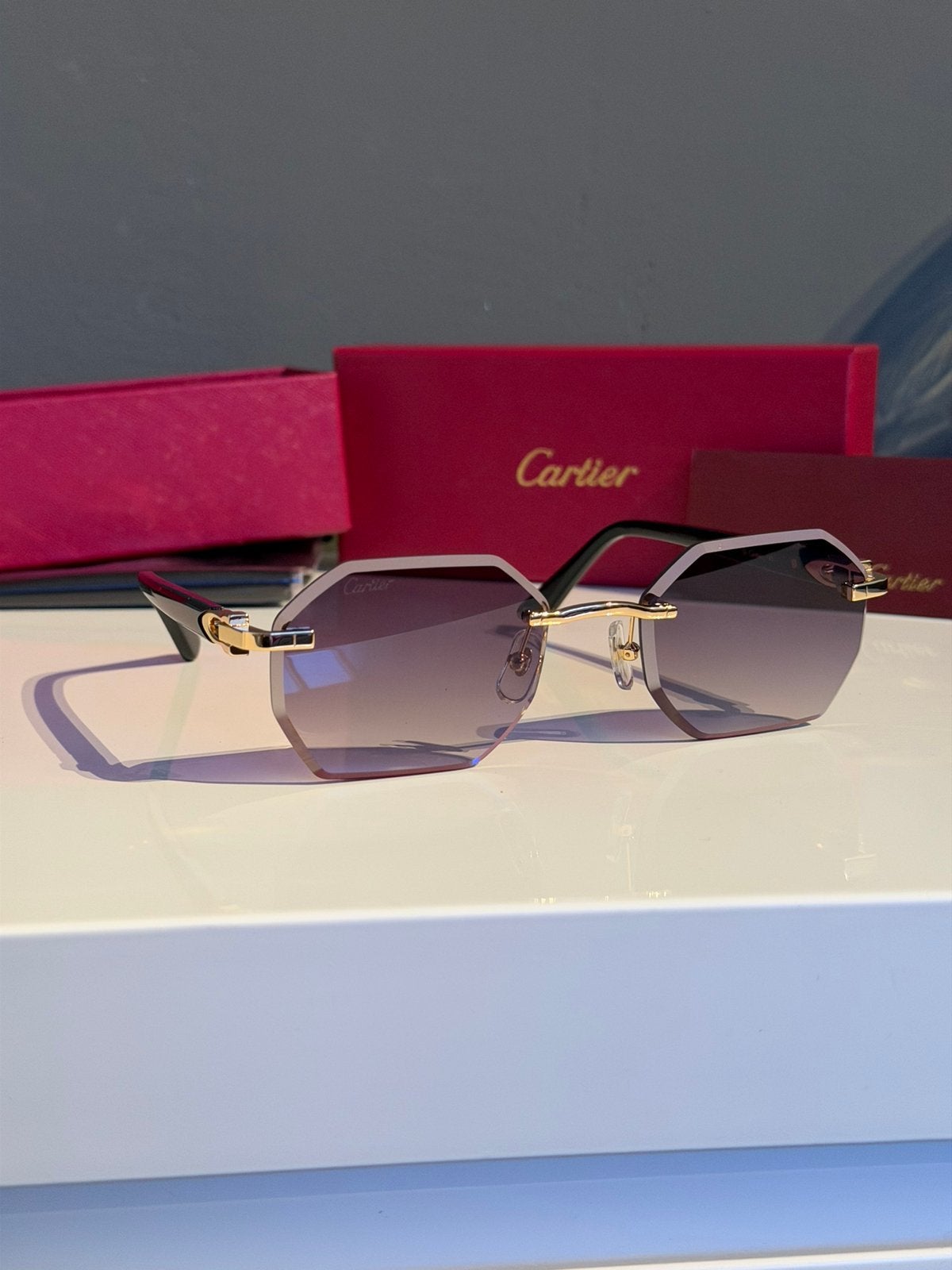 Cartier zonnebril, Sieraden, Tassen en Uiterlijk, Verzenden, Nieuw