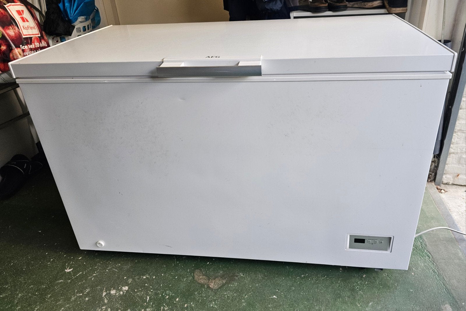 AEG vriekist AHB538E1LW, Witgoed en Apparatuur, Vriezers en Diepvrieskisten, Ophalen, Gebruikt, 90 cm of meer, 85 tot 120 cm