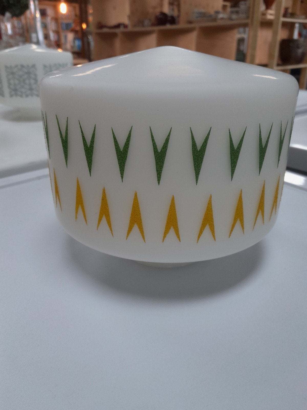 Vintage plafondlamp kap - Estafette Burgum, Antiek en Kunst, Ophalen