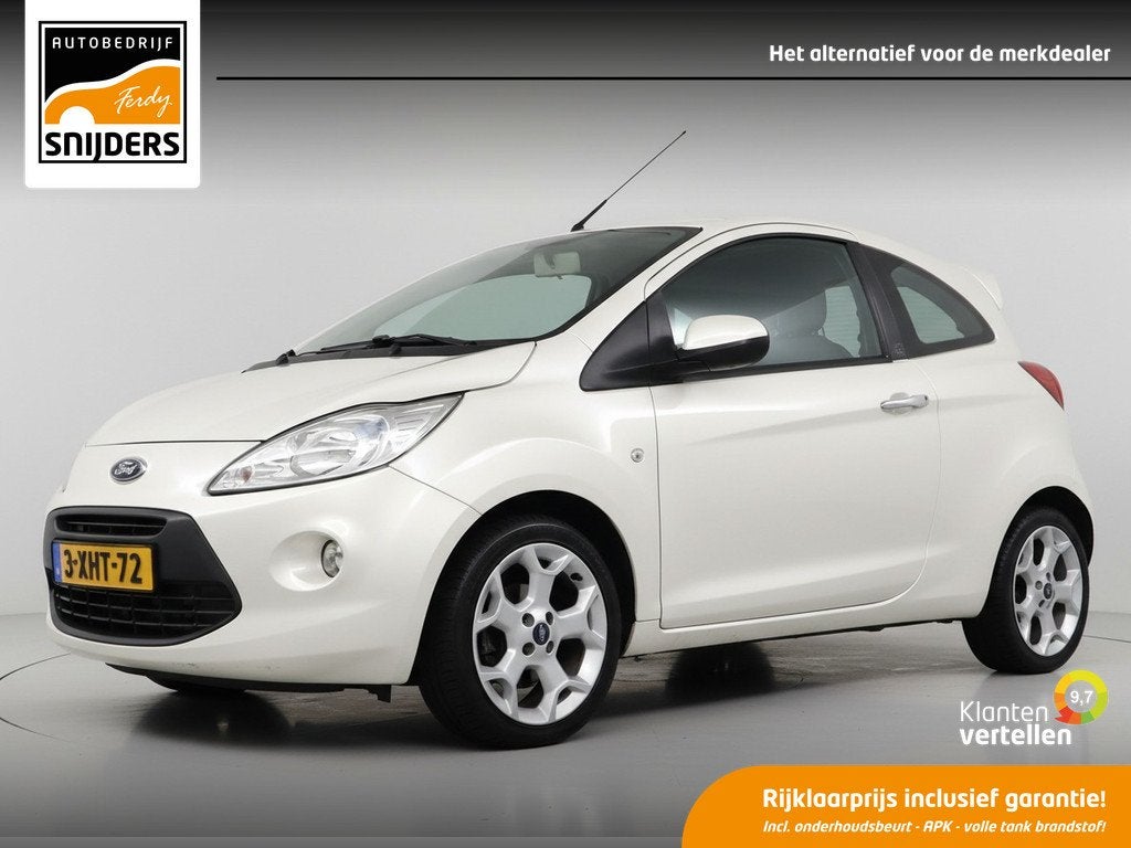 Ford Ka 1.2 Titanium X , OrigNL NAP | Pano | Carplay | Stoel, 12 maanden, Gebruikt, 4 cilinders, 4 stoelen