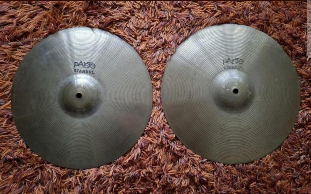 Paiste Stambul 13" vintage hihat / hi hat / high hats, Gebruikt, ., Drums of Percussie, Ophalen of Verzenden