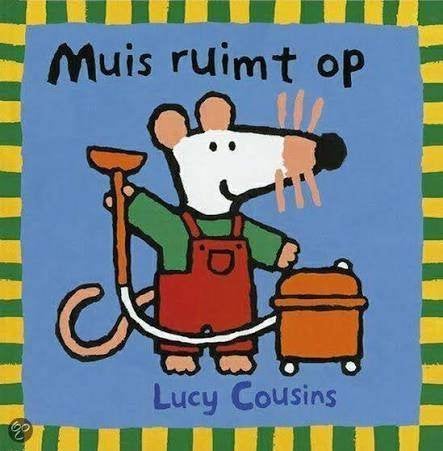 Lucy Cousins: Muis ruimt op. Hardcover, Lucy Cousins, Fictie algemeen, Jongen of Meisje, Ophalen of Verzenden