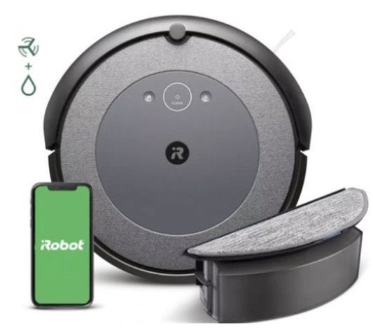 Irobot roomba combo i5176, Witgoed en Apparatuur, Stofzuigers, IRobot, Ophalen of Verzenden, Zo goed als nieuw, Reservoir