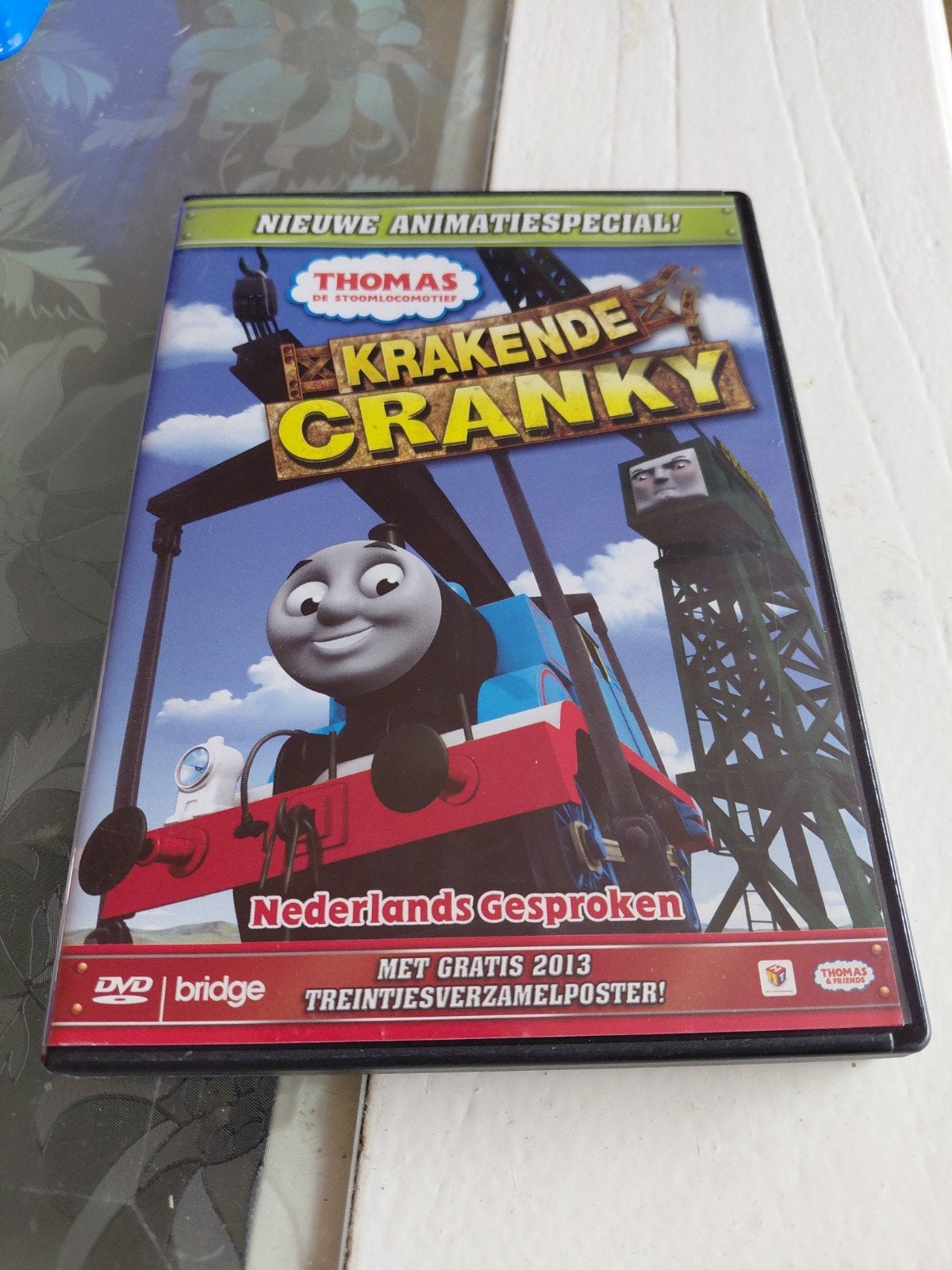 Thomas De Stoomlocomotief - Krakende Cranky dvd., Europees, Alle leeftijden, Ophalen of Verzenden, Zo goed als nieuw