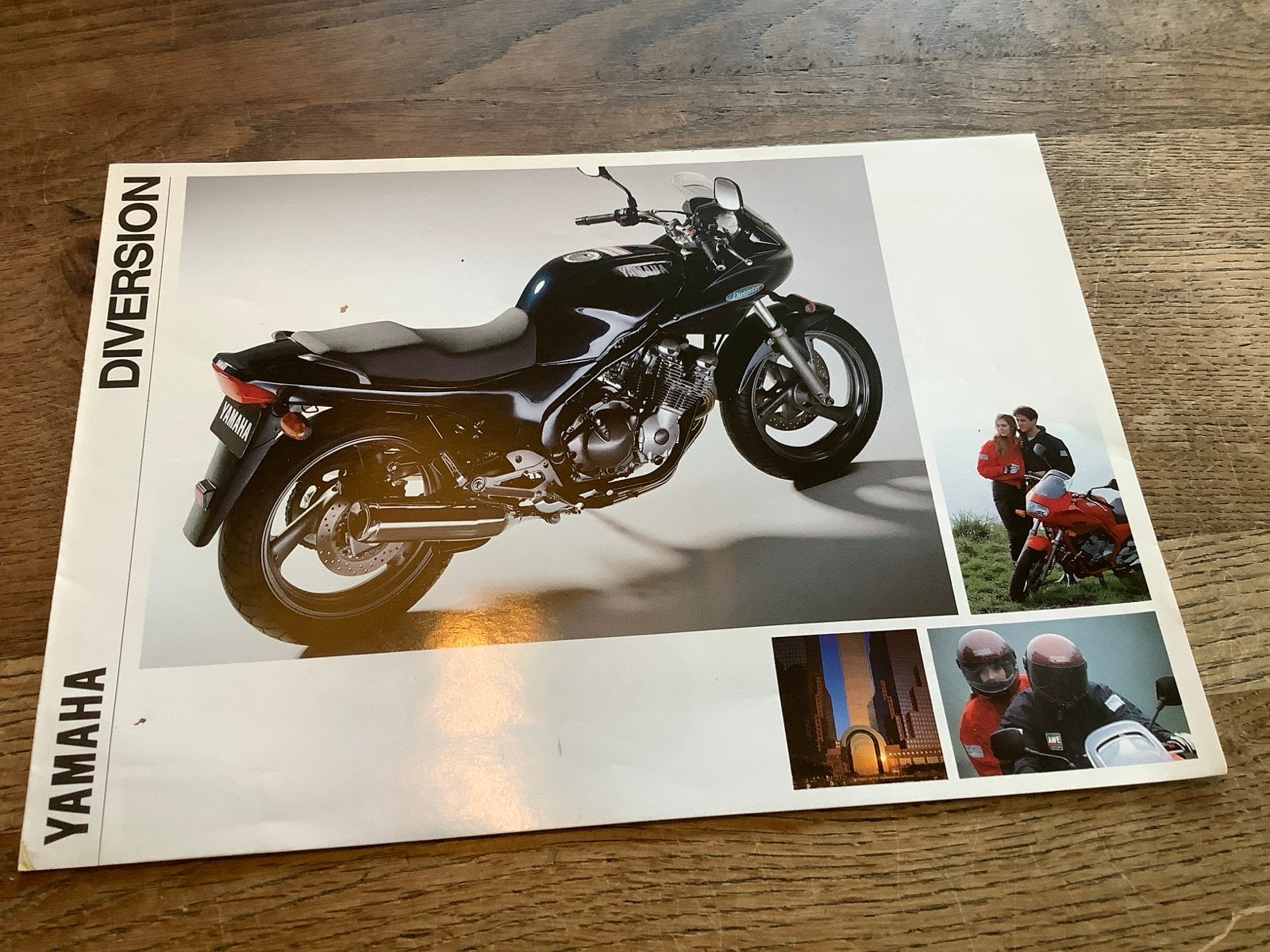 Yamaha Diversion Motorfiets Brochure / folder.       (91), Verzenden, Yamaha