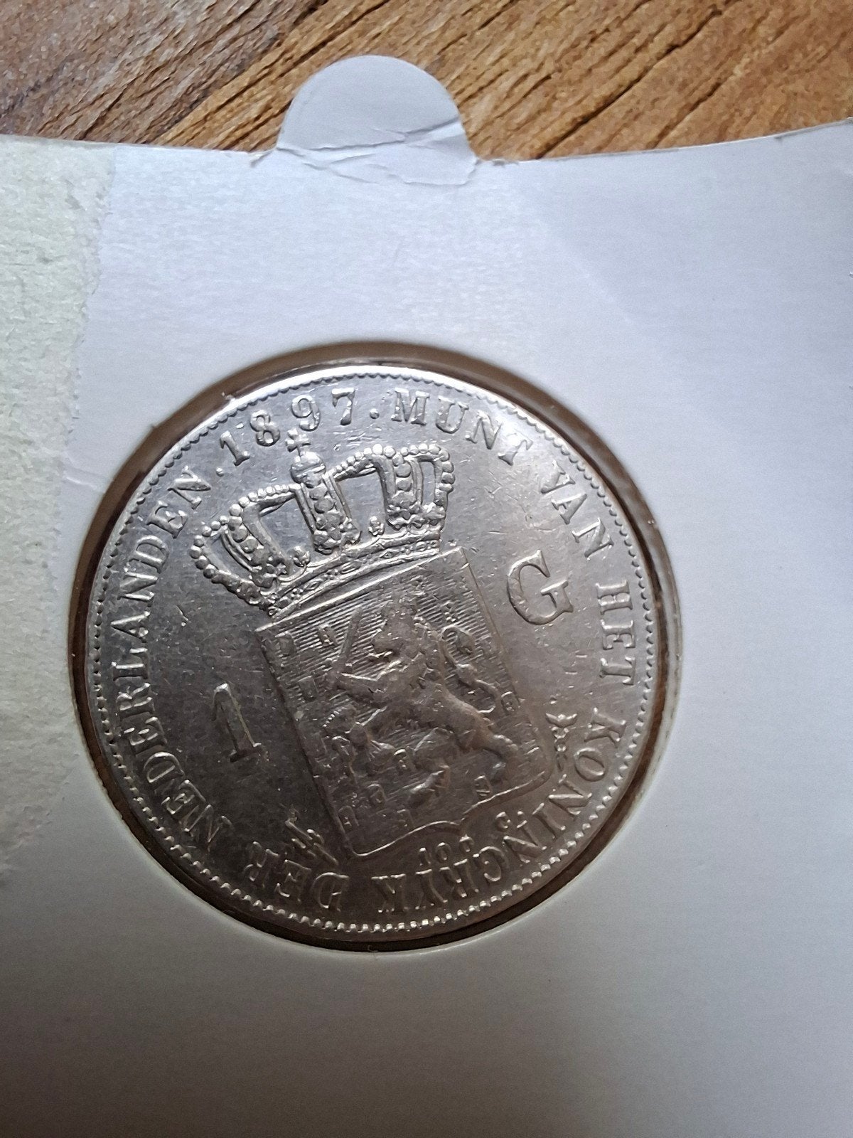 2 guldens 1897, 1 gulden, Setje, Zilver, Ophalen of Verzenden