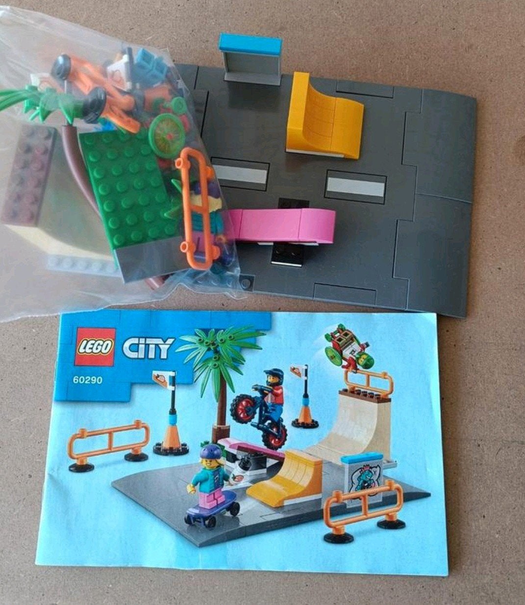 Lego City skatepark 60290, City, Lego, Ophalen of Verzenden, Zo goed als nieuw