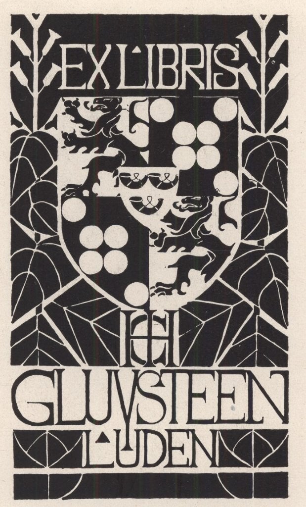 0488 Ex Libris Nederland : Jeanne Bieruma Oosting, 1923, Verzenden, Ex libris