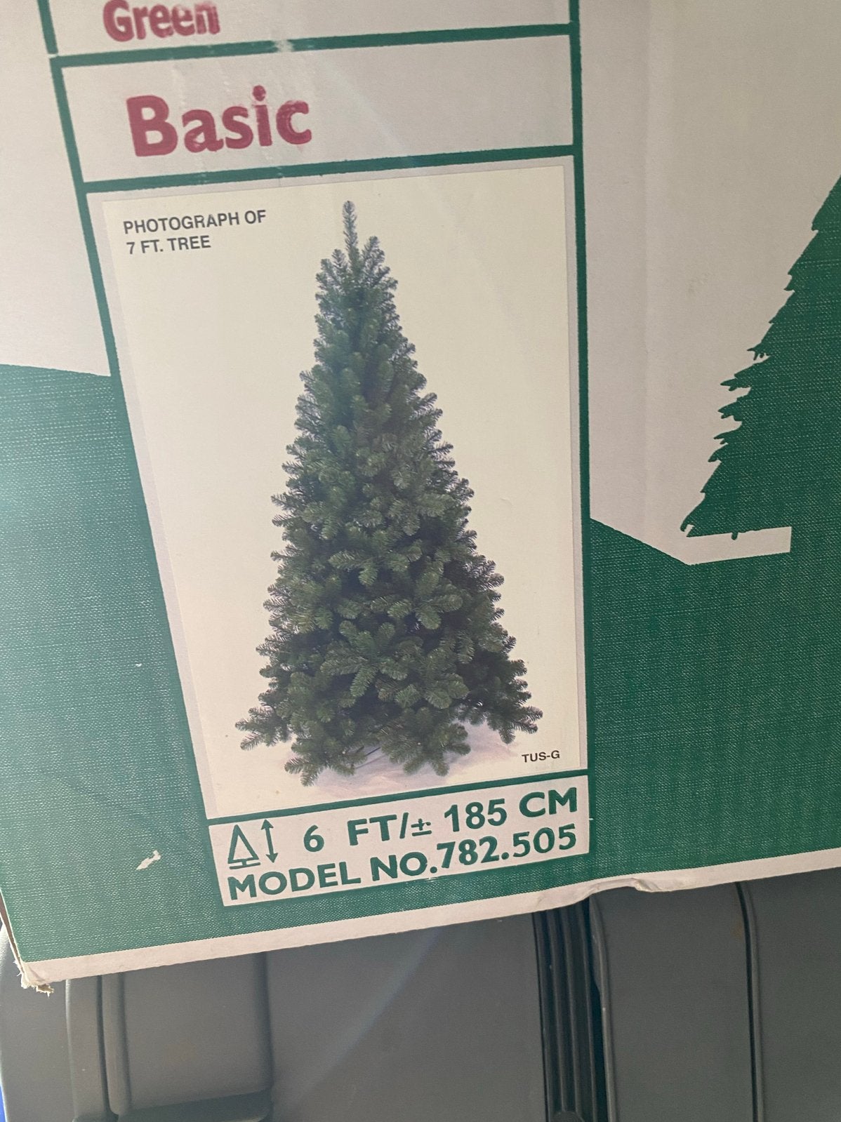 Kunst kerstboom, Ophalen, Gebruikt