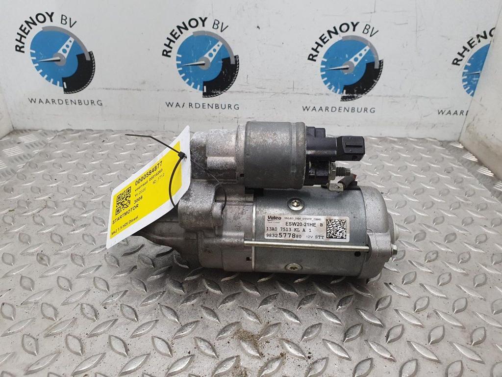 PEUGEOT 3008 GT LINE STARTMOTOR 2020, Ophalen of Verzenden, Gebruikt, ARN erkend
