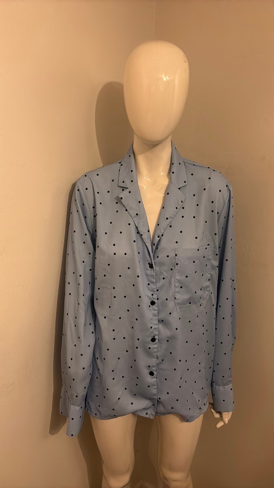 Pyjamablouse maat L, Ophalen of Verzenden, Zo goed als nieuw