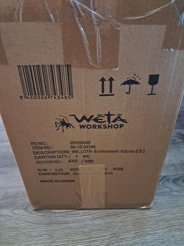 Weta edoras limited edition. Factory sealed, Ophalen of Verzenden, Nieuw, Beeldje of Buste