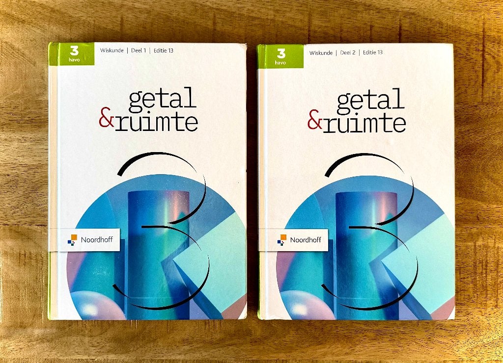 Getal & Ruimte 3 HAVO Deel 1 en Deel 2. Wiskunde 13e editie., Boeken, HAVO, Ophalen of Verzenden, Zo goed als nieuw, Wiskunde B