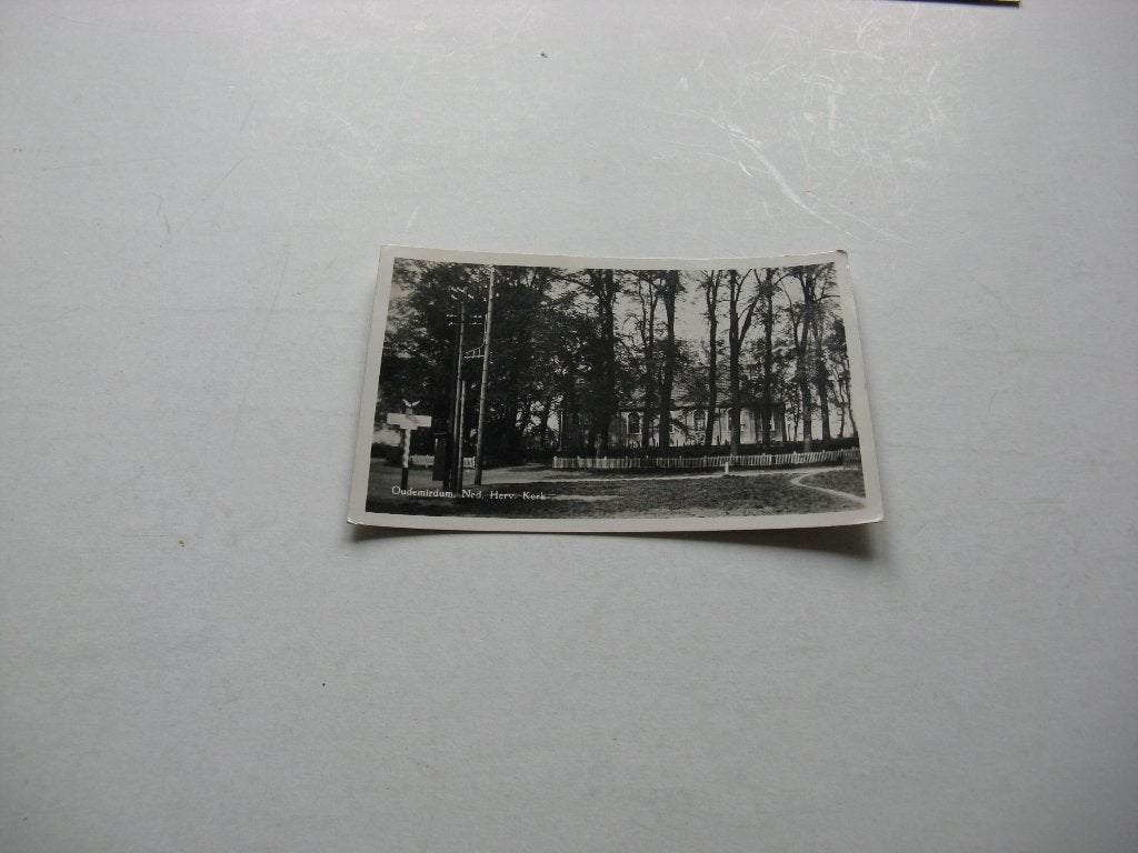 Oudemirdum ned.herv.kerk jaartal 1951, Verzamelen, Ophalen of Verzenden, Voor 1920, Gelopen, Noord-Brabant