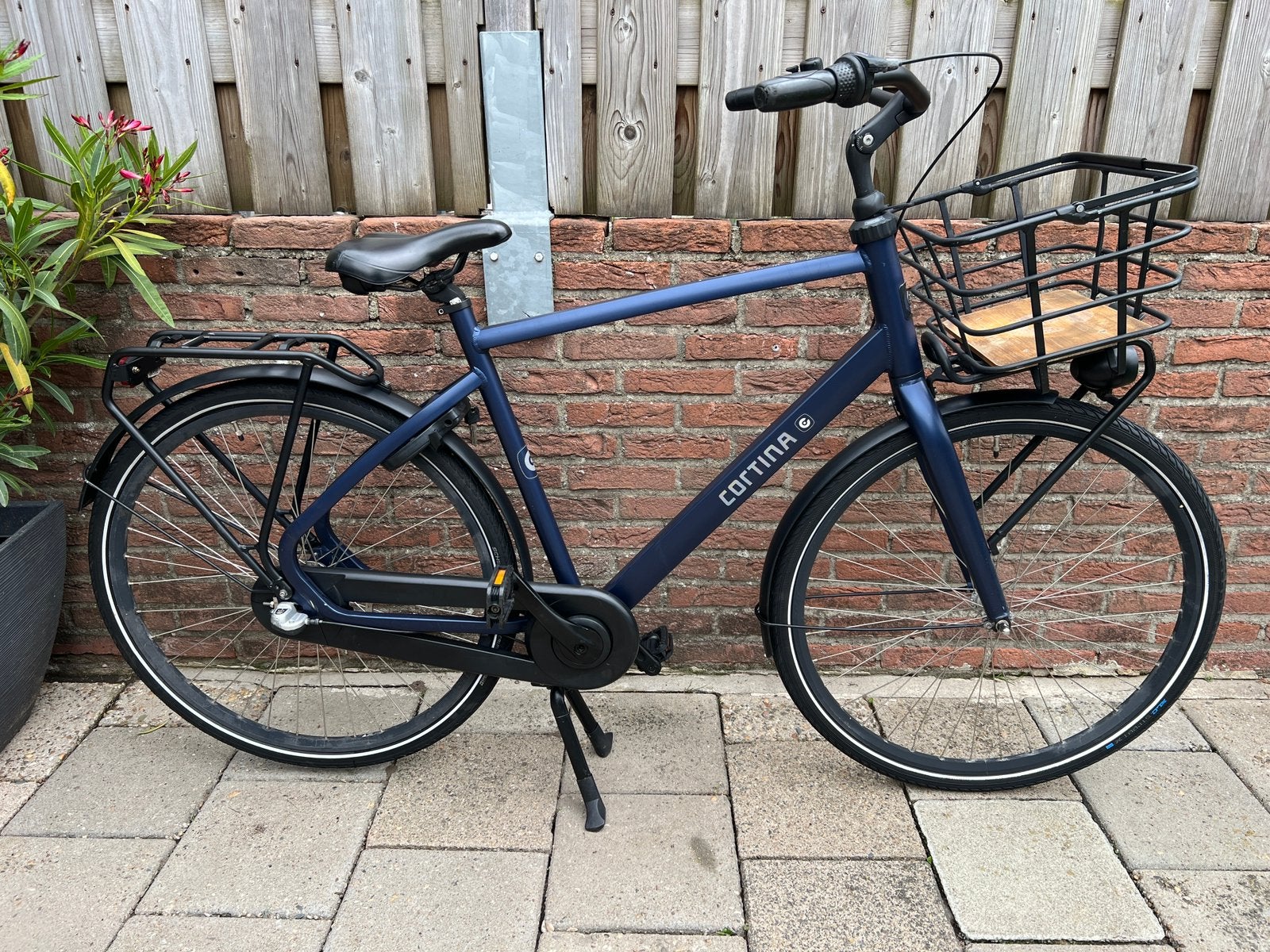 Cortina Common Heren-Jongensfiets 28 inch R3 54 cm, Terugtraprem, Versnellingen, Zo goed als nieuw, 53 tot 57 cm