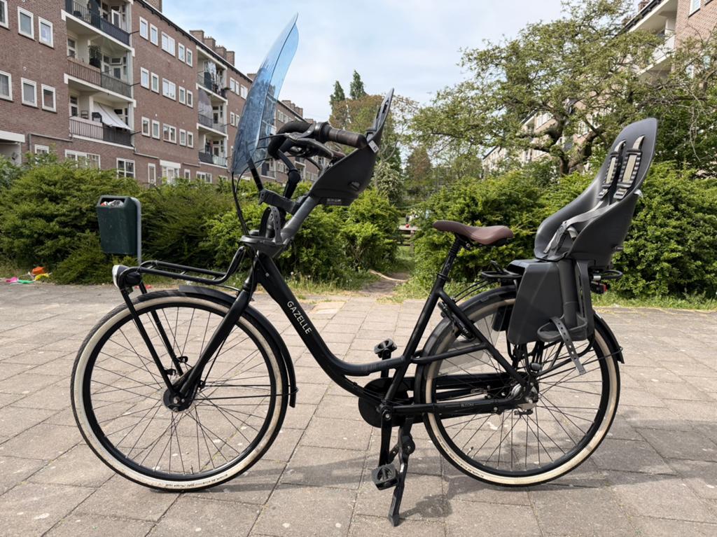 Gazelle bloom moederfiets 53cm, Fietsen en Brommers, Fietsen | Dames | Moederfietsen, Zo goed als nieuw, Gazelle, 53 tot 56 cm