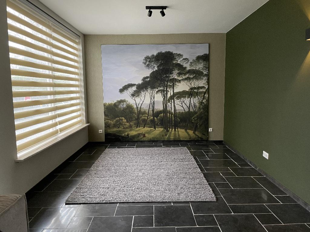 Italiaans landschap met parasoldennen, Hendrik Voogd, Antiek en Kunst, Kunst | Schilderijen | Klassiek, Ophalen