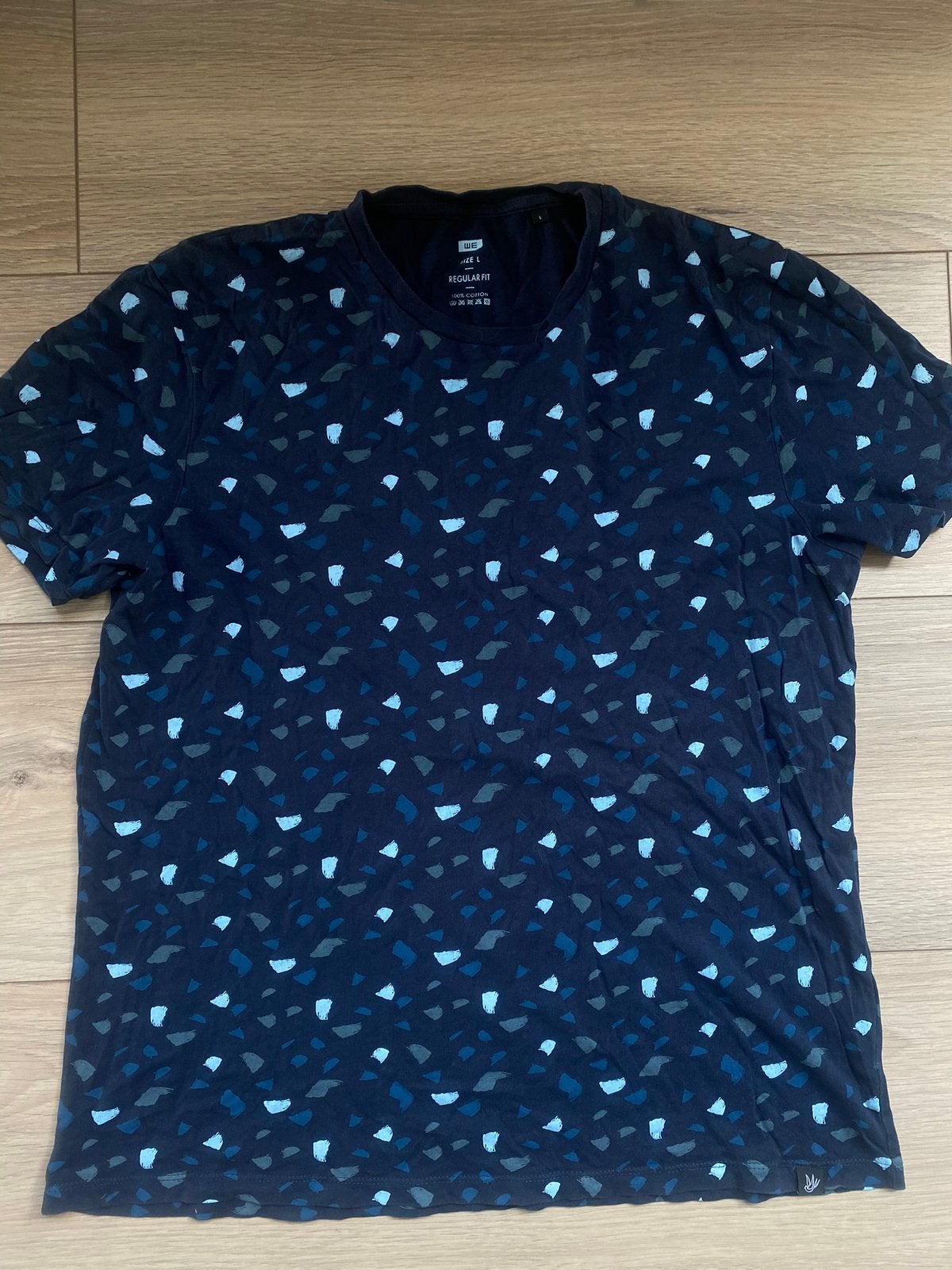 Heren t-shirt, Ophalen of Verzenden, Zo goed als nieuw, Maat 52/54 (L), Blauw