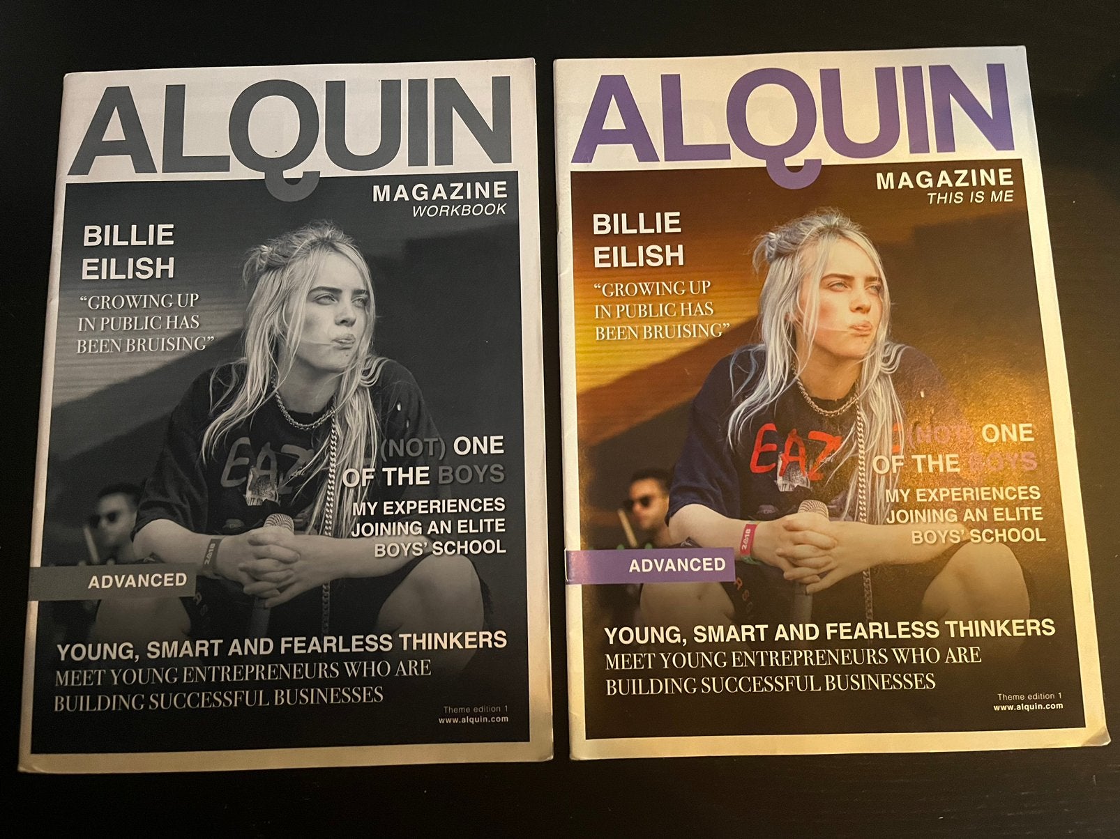 Alquin Engels advanced vwo magazine en workbook, Boeken, Ophalen of Verzenden, Zo goed als nieuw, Overige niveaus, Engels