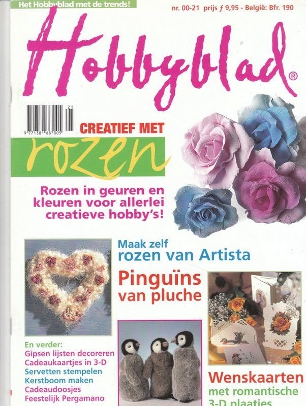 Hobbyblad creatief met rozen [3345]  [BoSpHo], Ophalen of Verzenden, Zo goed als nieuw, Sport en Vrije tijd