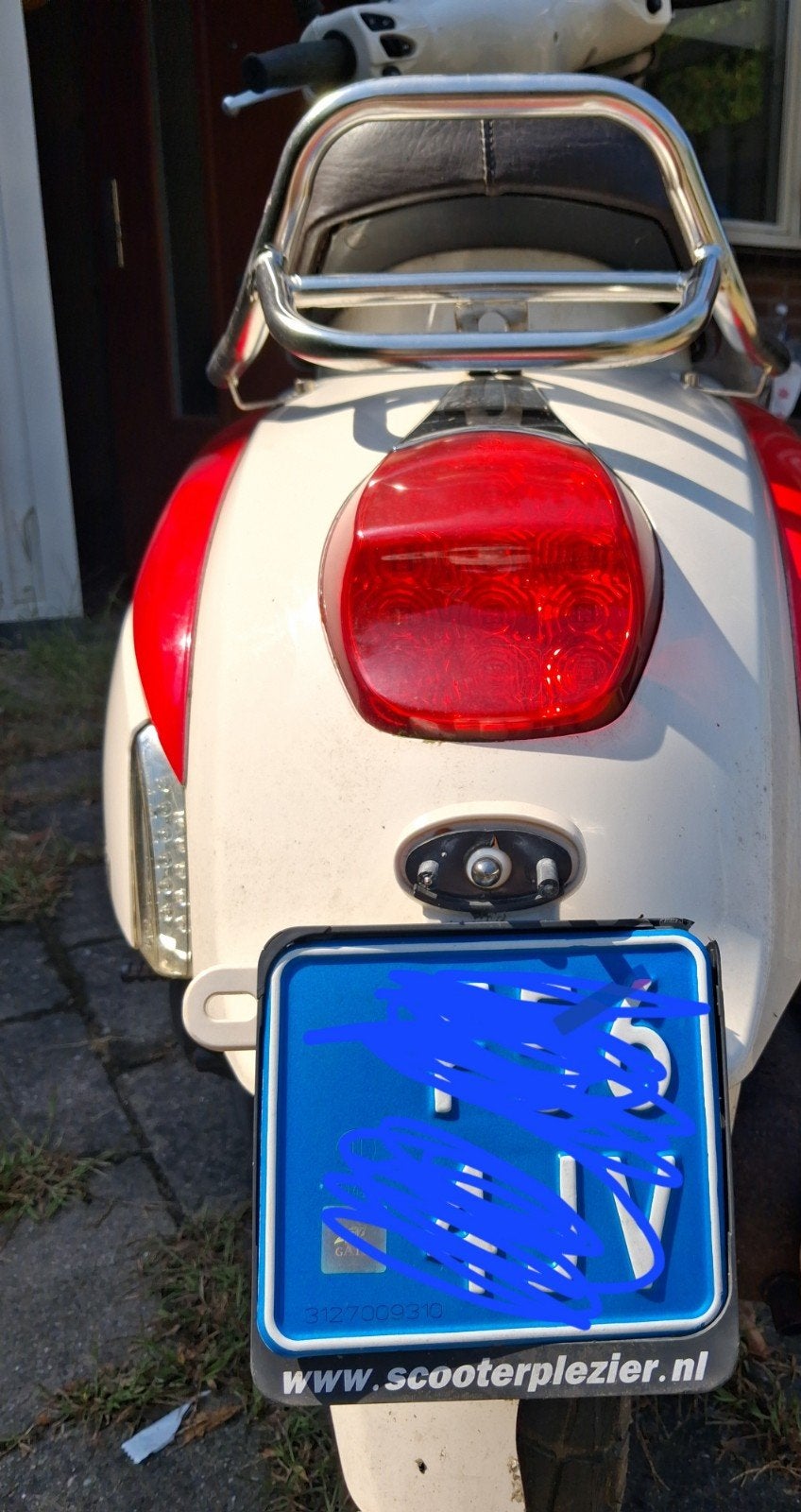 Scooter met veel schade, motorisch goed Turbho RB-50, Fietsen en Brommers, Gebruikt, Benzine, Ophalen, Overige merken
