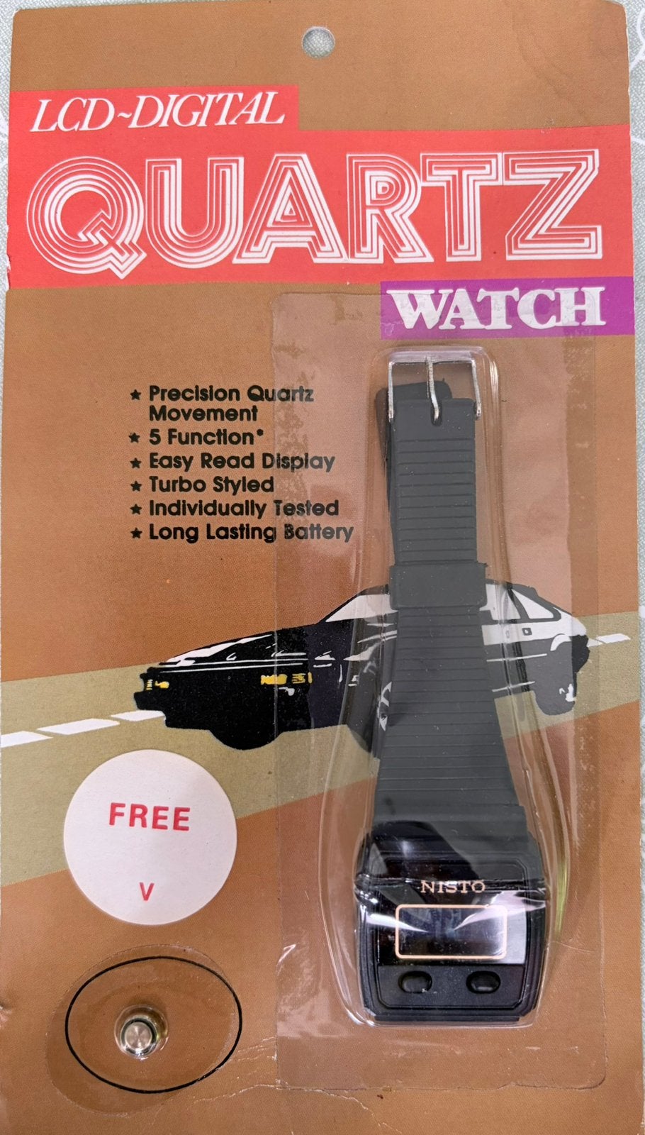Retro jaren ‘80 quartz horloge, Ophalen of Verzenden, Nieuw, Polshorloge, Overige merken