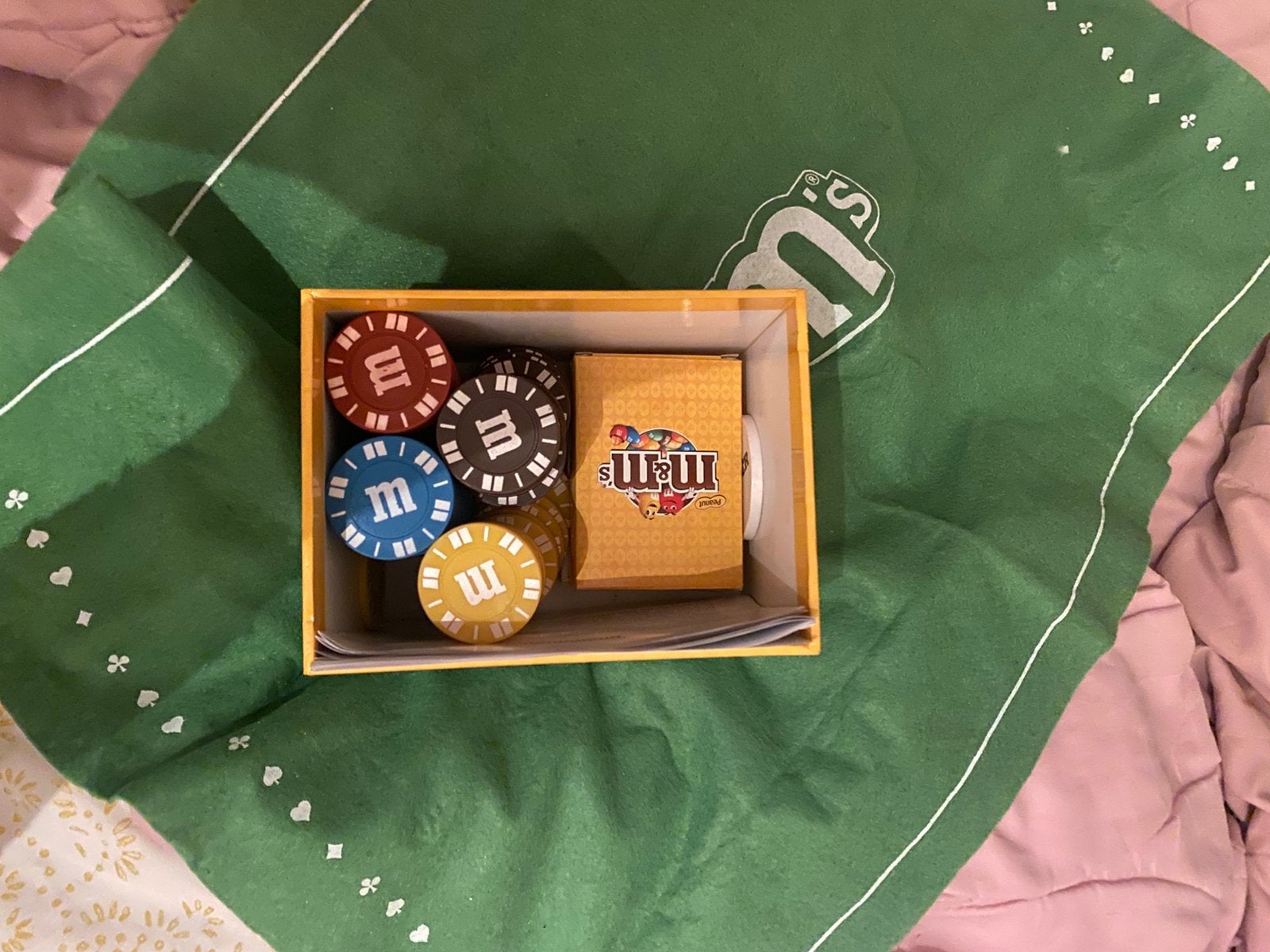 M&M’s poker zet, Drie of vier spelers, Ophalen of Verzenden, Zo goed als nieuw