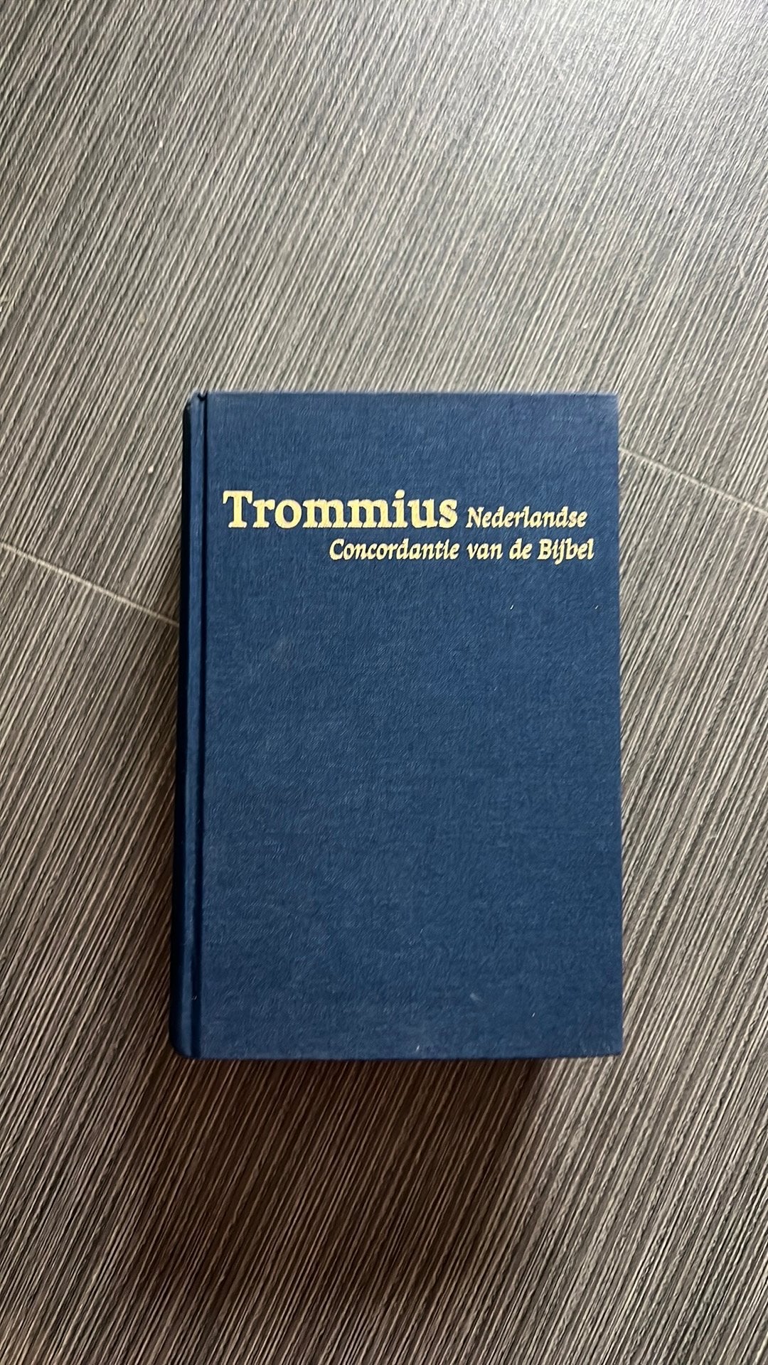 A. Trommius - Nederlandse Concordantie van de Bijbel, Ophalen, Zo goed als nieuw, A. Trommius