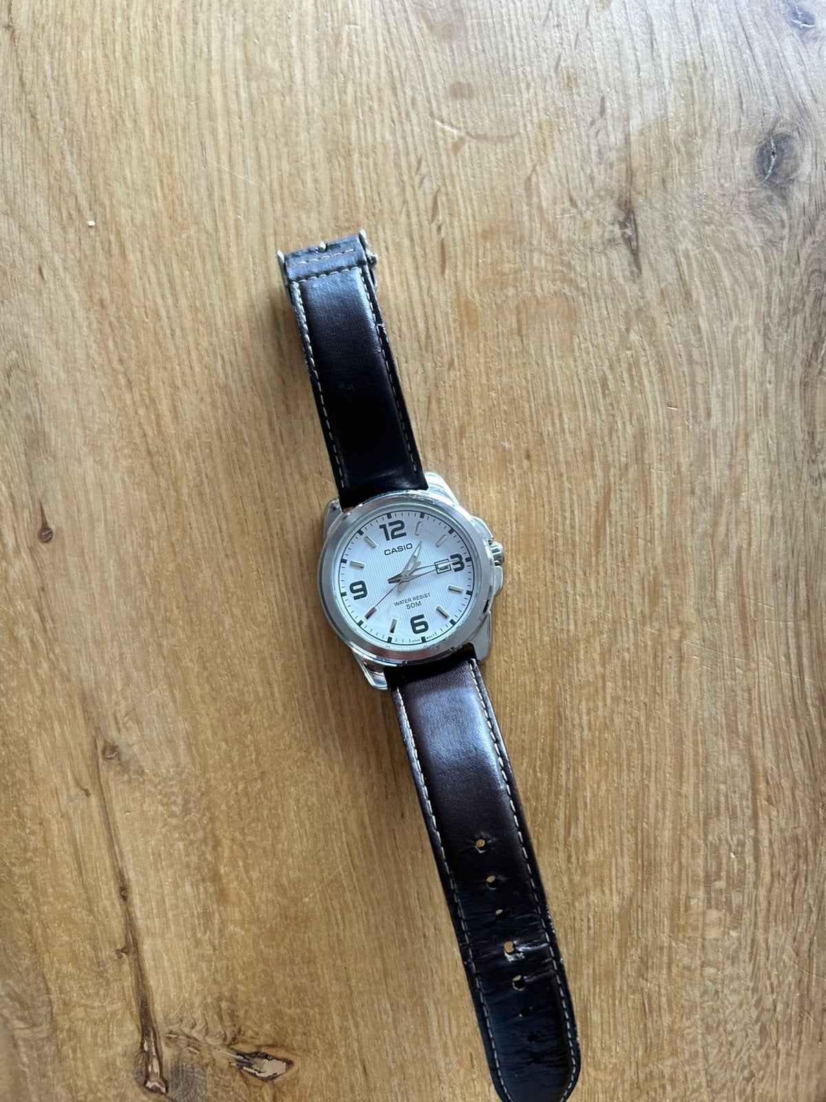 Hologe casio, Ophalen of Verzenden, Zo goed als nieuw, Staal, Overige merken