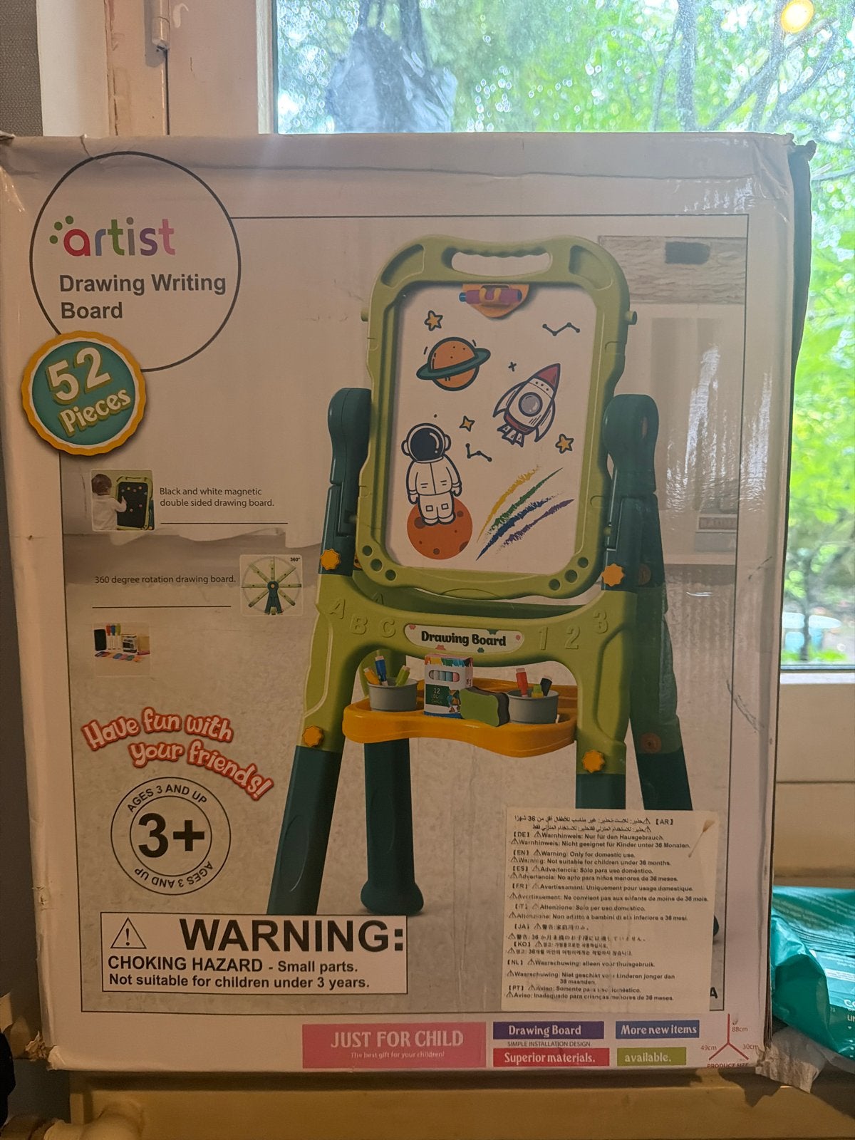 Nieuw teken- en schrijfboard 2-in-1 – dubbelzijdig, Ophalen of Verzenden, Nieuw, Knutselen