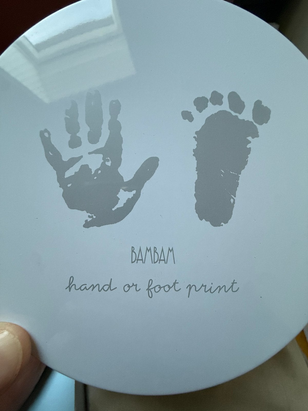 Bambam hand- of voetafdrukset, Ophalen of Verzenden, Nieuw, Kraamcadeau