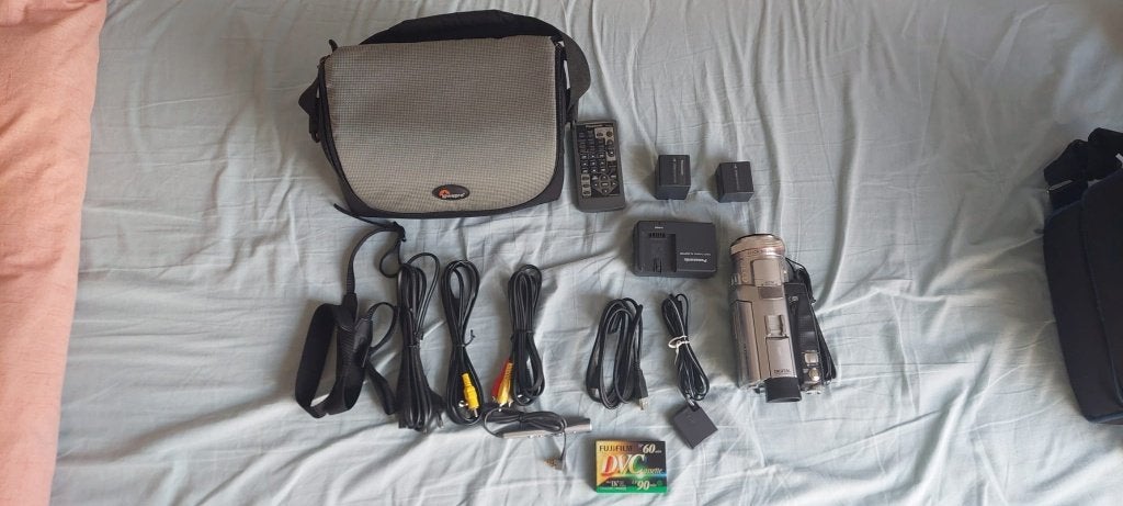 Panasonic NV-GS400 Mini DV Camcorder met accessoires, Ophalen, Mini dv, Gebruikt, Panasonic