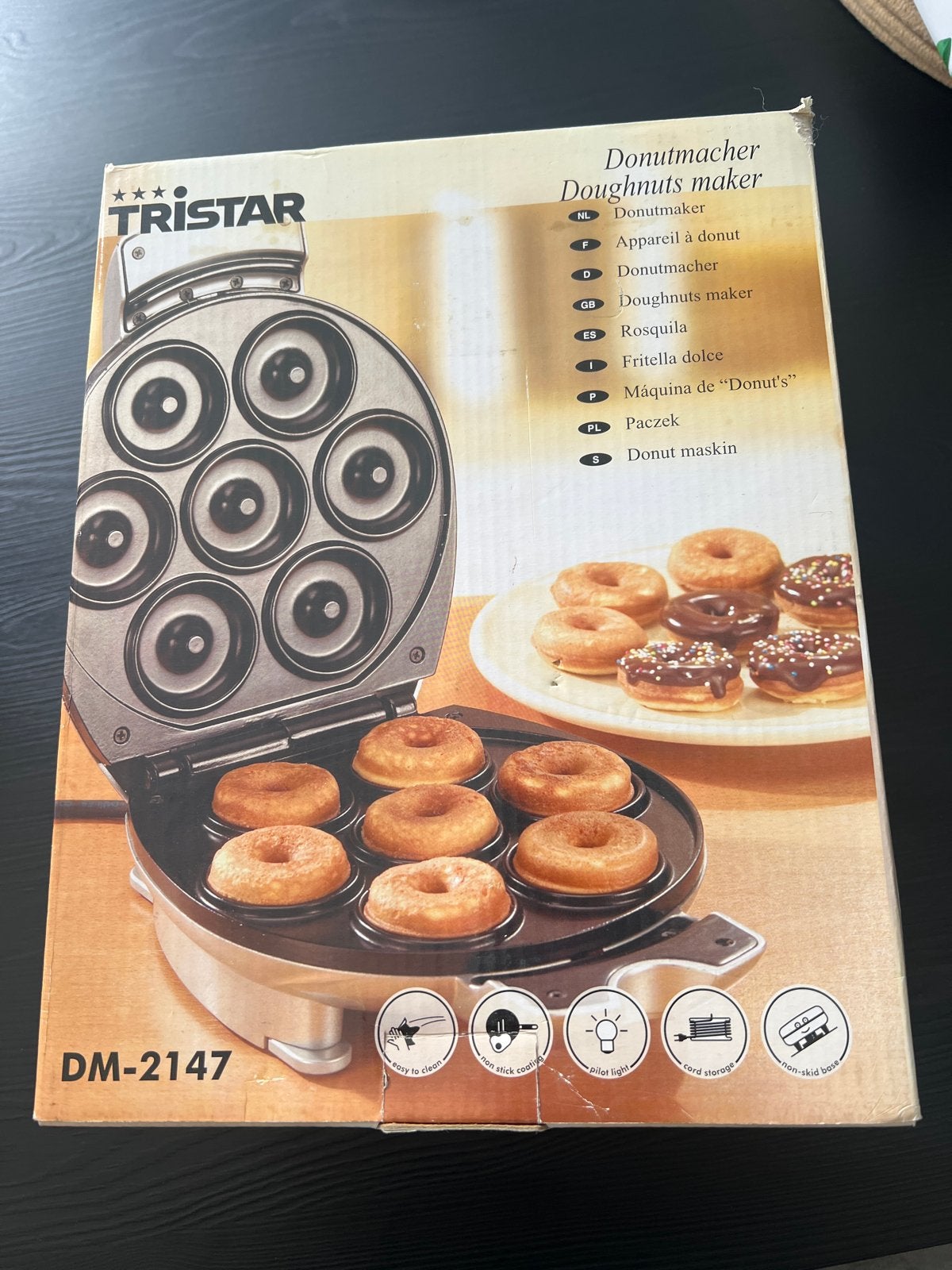 Tristar DM-2147 Donutmaker - Zo goed als nieuw, Ophalen of Verzenden, Zo goed als nieuw