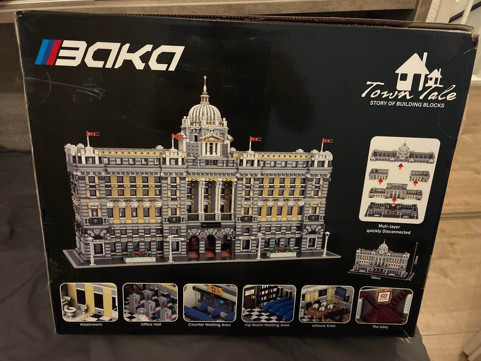 BAKA Town Tale Bouwset - Bank Gebouw, Ophalen of Verzenden, Zo goed als nieuw, Overige merken