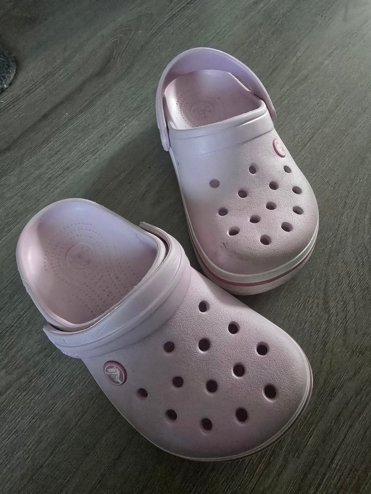 rose crocks maat J 2 / pink girl's Crocs, Kinderen en Baby's, Babykleding | Schoentjes en Sokjes, Ophalen, Meisje, Schoentjes
