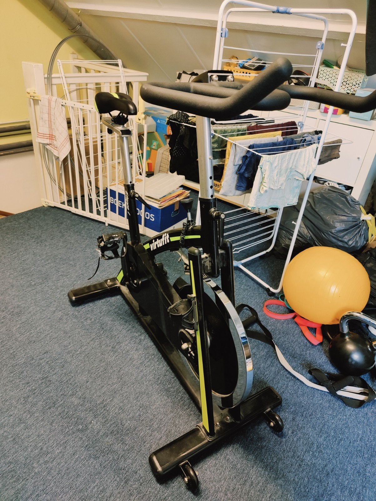 Virtufit Hometrainer Etappe 1 met vliegwiel, Ophalen, Benen, Gebruikt, Spinningfiets
