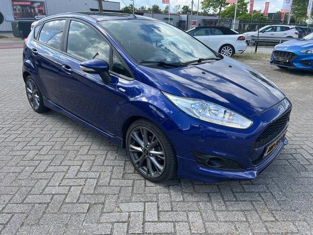 Ford Fiesta 1.0 EcoBoost ST Line, Auto's, Ford, Voorwielaandrijving, Blauw, 23 km/l, Origineel Nederlands