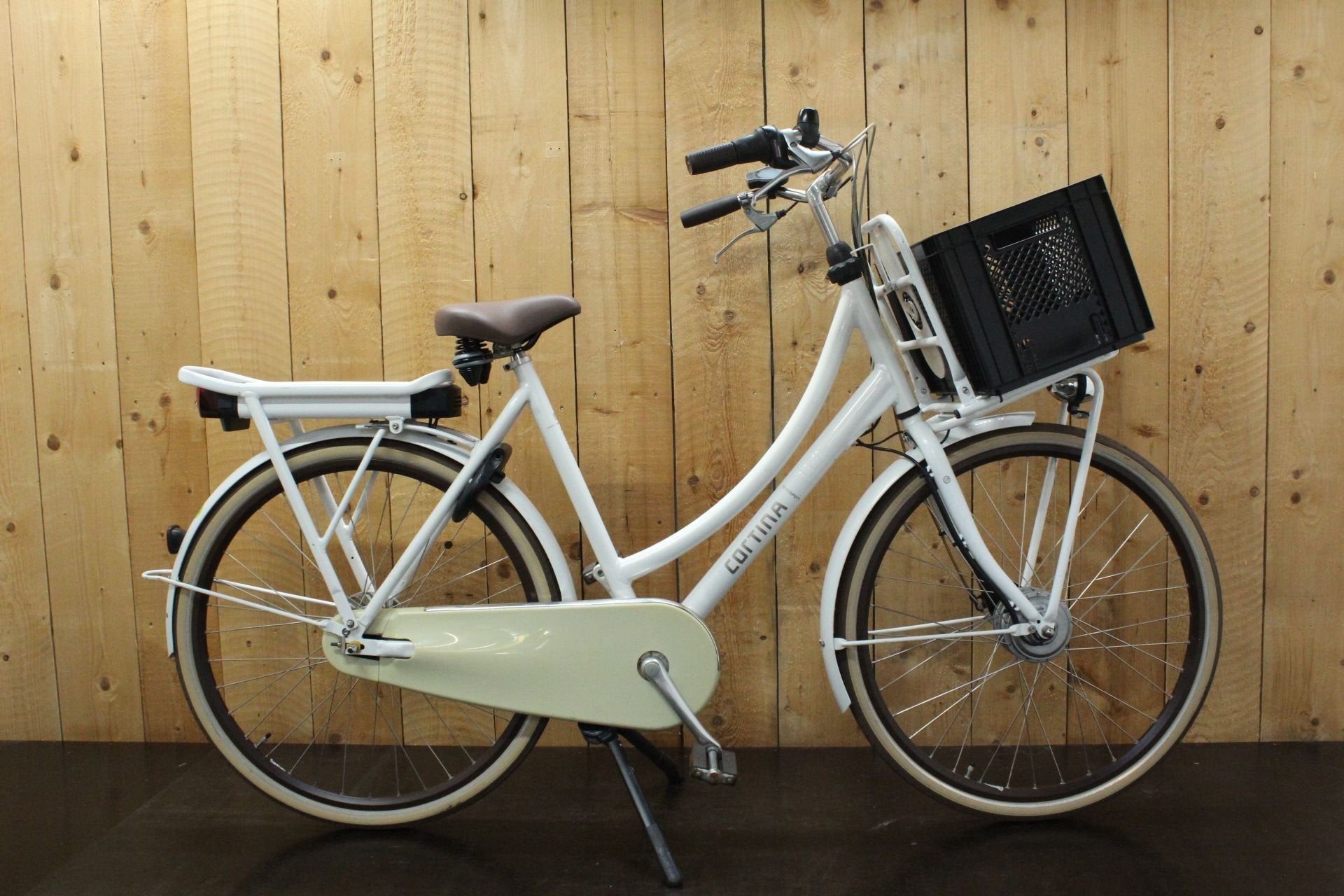 Cortina E-U4 D57 White Pearl Gloss, Fietsen en Brommers, Gebruikt, -, -, -