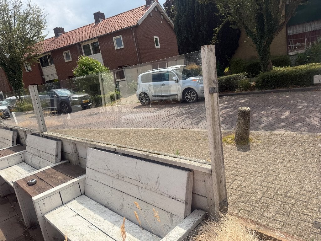 6 Glasplaten 300x69x0.5 cm - staan al los, Ophalen, Gebruikt, Minder dan 80 cm, 160 cm of meer