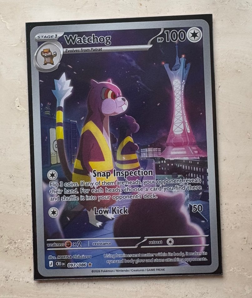 Watchog - 097/086 - Chaos Rising - Pokémon, Ophalen of Verzenden, Zo goed als nieuw
