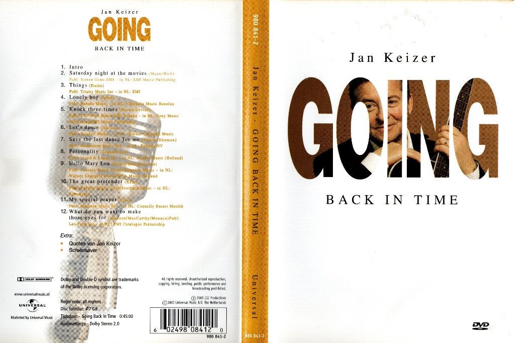 Jan Keizer going back in time, Alle leeftijden, Ophalen of Verzenden, Zo goed als nieuw, Muziek en Concerten