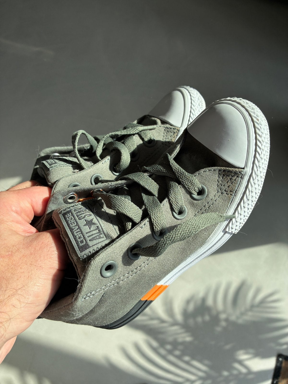 Converse All Star sneakers maat 31.5 - Grijs, Ophalen, Gebruikt, Jongen of Meisje, Schoenen